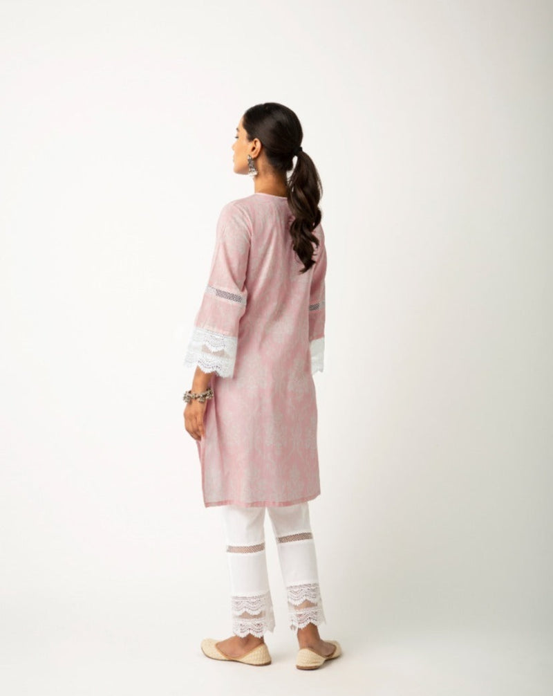 Azhra Pink Kurta