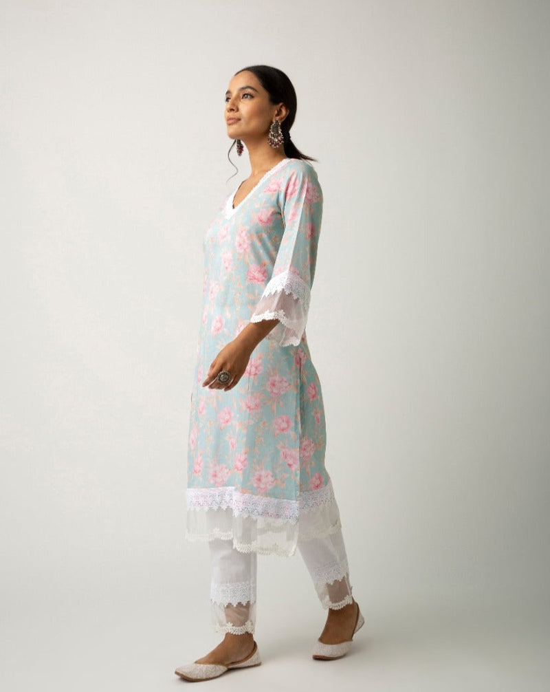 Keya Blue Kurta Set