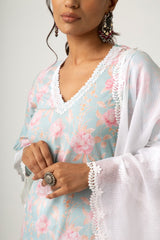Keya Blue Kurta Set