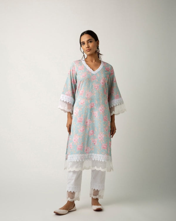 Keya Blue Kurta Set