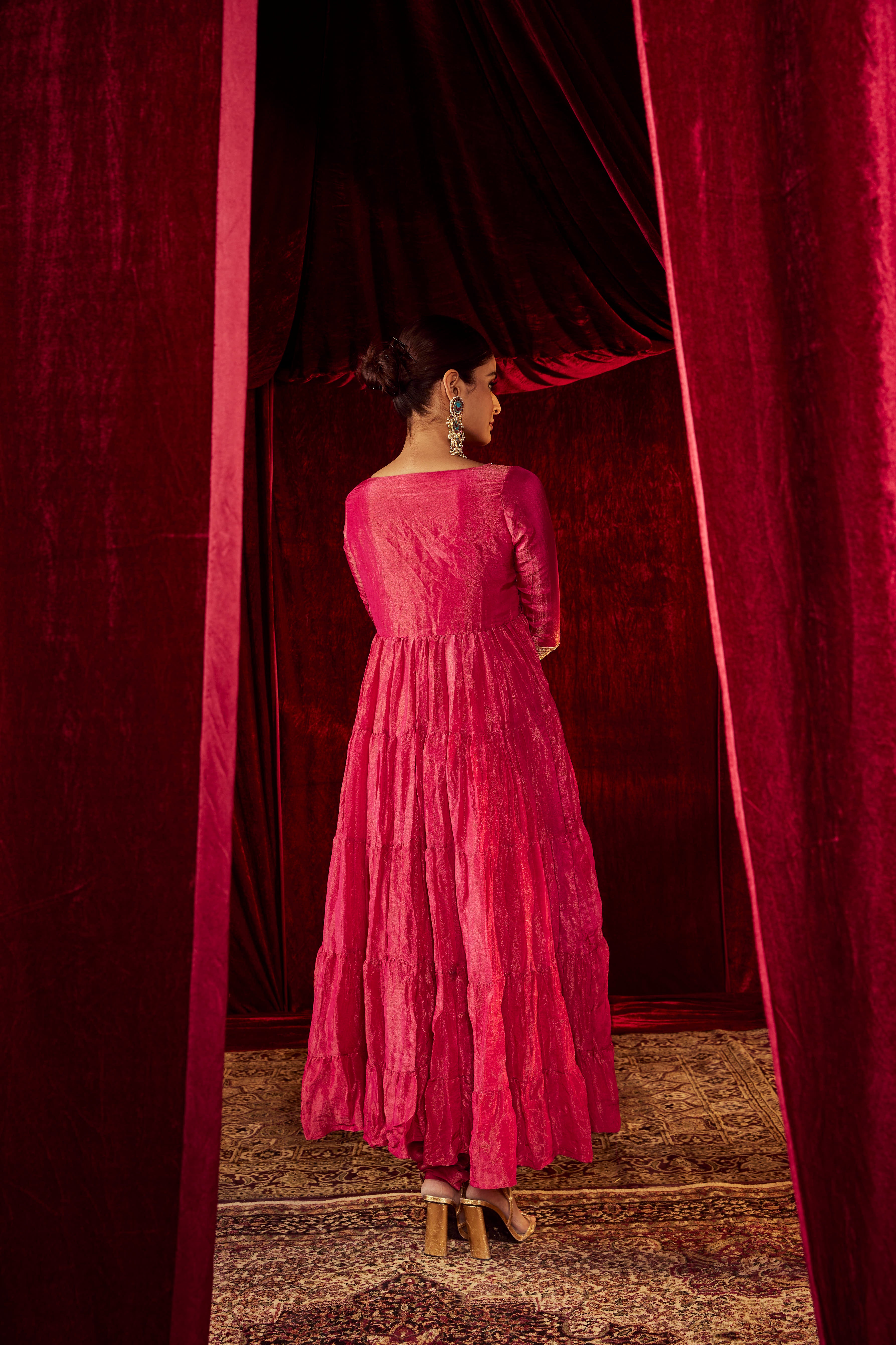 Arya Anarkali Set – Roze
